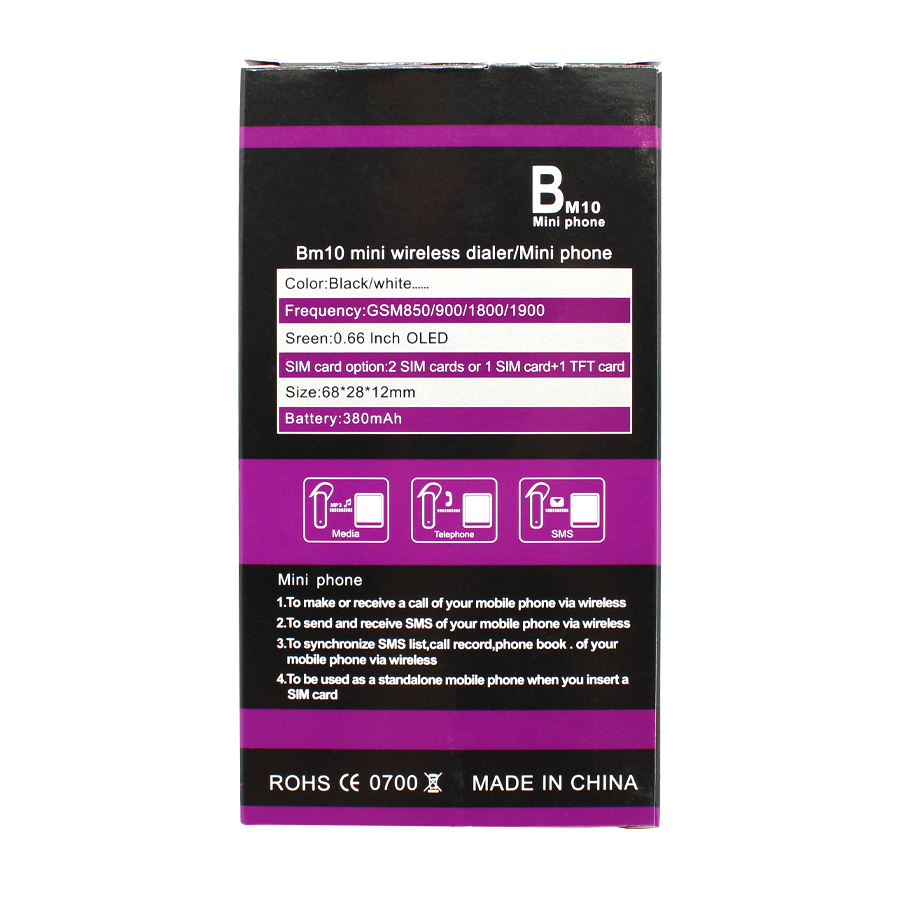 Mini téléphone BM10
